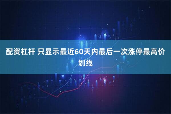 配资杠杆 只显示最近60天内最后一次涨停最高价划线