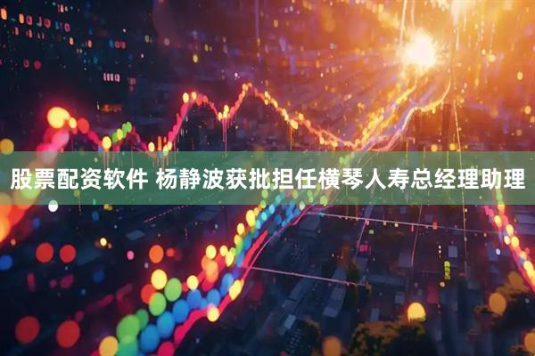 股票配资软件 杨静波获批担任横琴人寿总经理助理